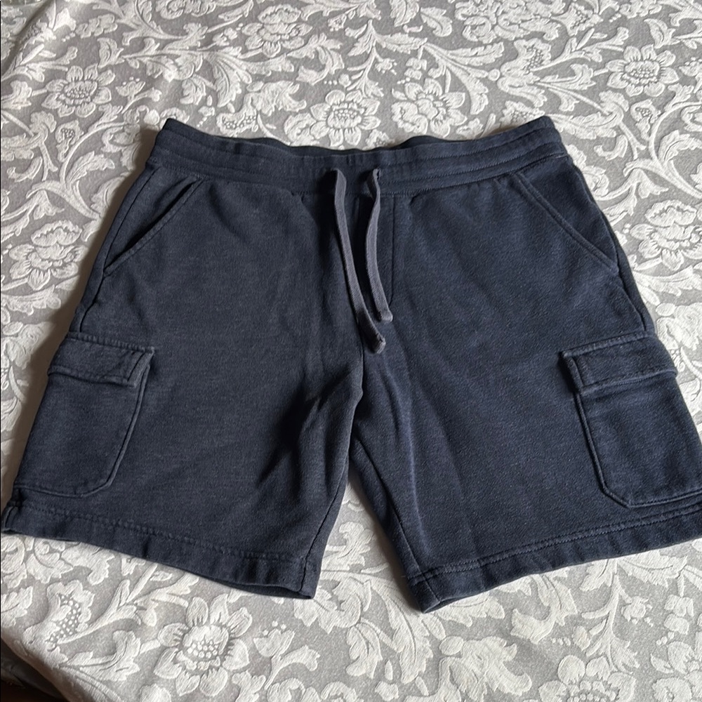 Men's Blue/Gray Cargo Shorts